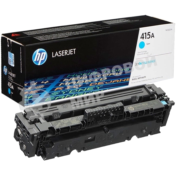 Тонер Картридж HP 415A W2031A голубой (2100 стр.) для HP HP LJ M454/MFP M479