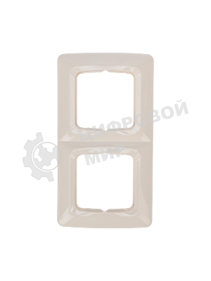 Рамка Kranz 2-я DEA горизонтальная беж (1/10/180)