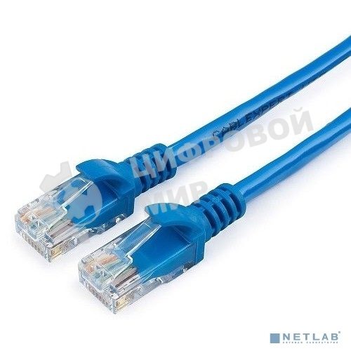 Патч-корд UTP Cablexpert PP12-20M/B cat.5e, 20м, литой, многожильный, синий