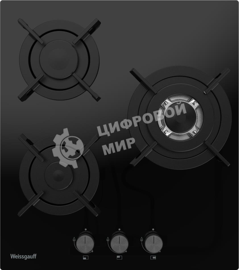 Газовая варочная панель Weissgauff HG 430 BGV