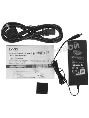 Коммутатор гибридный Smart L2 PoE+ Zyxel NebulaFlex GS1915-8EP, 8xGE PoE+, бесшумный (без вентилятора), бюджет PoE 60 Вт, автономное/облачное управление
