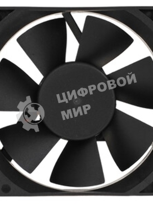 Вентилятор для корпуса Gembird FANCASE/BALL-3100 черный, 80 мм, 3100 об/мин, 38.65 дБ, 3 pin
