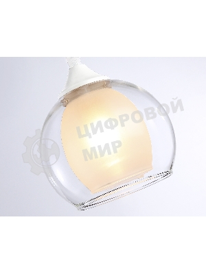 Светильник Ambrella light TR3538 WH/CL/FR белый/прозрачный/белый матовый E27 max 40W D130*800