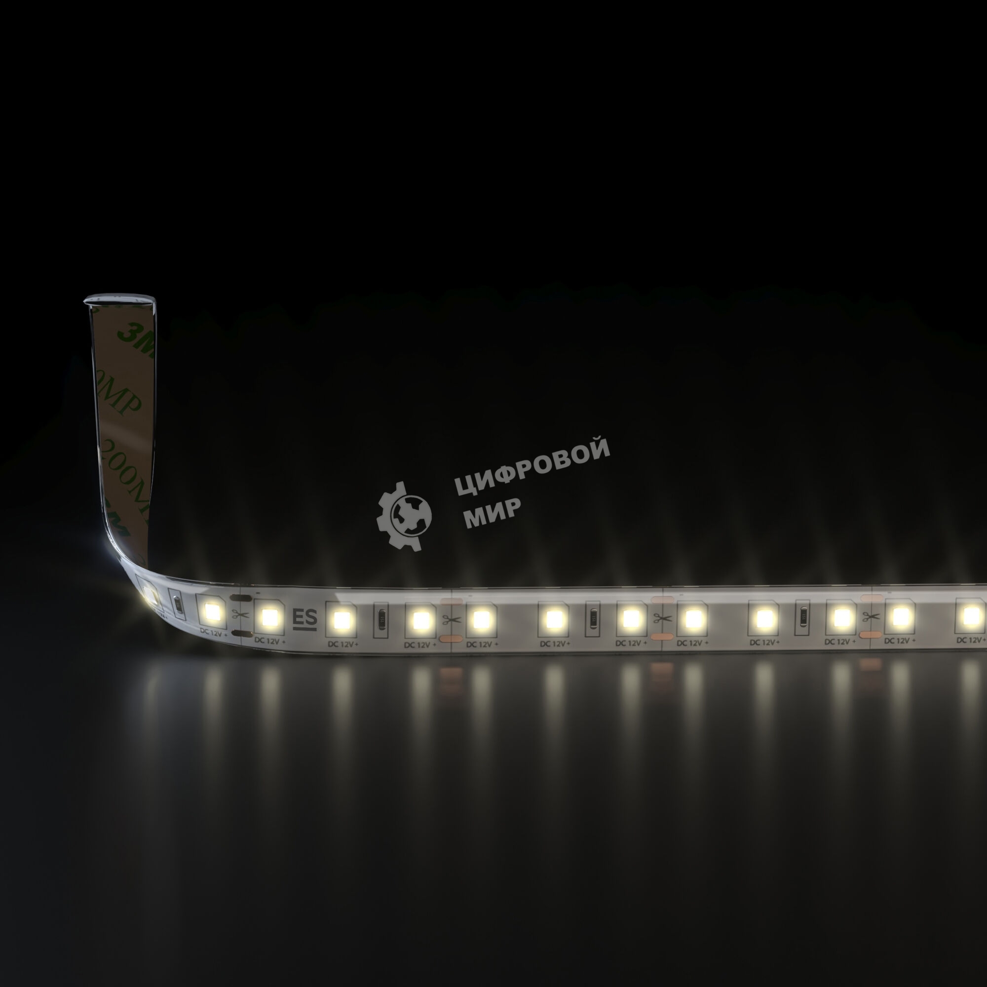 Лента светодиодная 5050 12V 60Led 14,4W IP65 / 60Led 14,4W IP65 3300K теплый белый