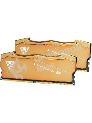 Оперативная память Patriot Viper Xtreme 5 Aurum, DDR5, 32GB (2x16GB), 8000 MHz, CL38, с радиатором, золотистый