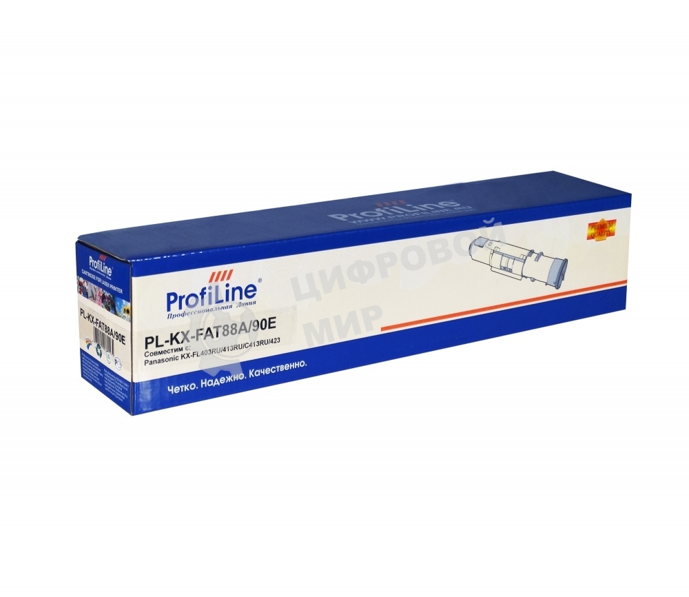 Картридж Тонер-туба ProfiLine PL-KX-FAT88A7 для принтеров Panasonic KX-FL403RU/KX-FL-C413RU/KX-FLC418RU/KX-FL423RU/KX-FL401/KX-FL402/KX-FL403/KX-FLC411/KX-FLC412/KX-FLC413/KX-FL-C418/KX-FL421/KX-FL422/KX-FL423 2000 копий