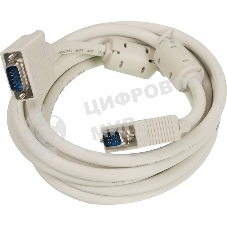 Кабель SVGA Ningbo CAB016S-10F VGA HD15 (m)/VGA HD15 (m) 3м феррит.кольца