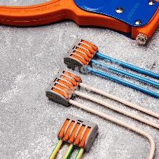 Соединительная клемма многоразовая Rexant 5-и проводная, серый (0,08-4 мм²), (5 шт.)