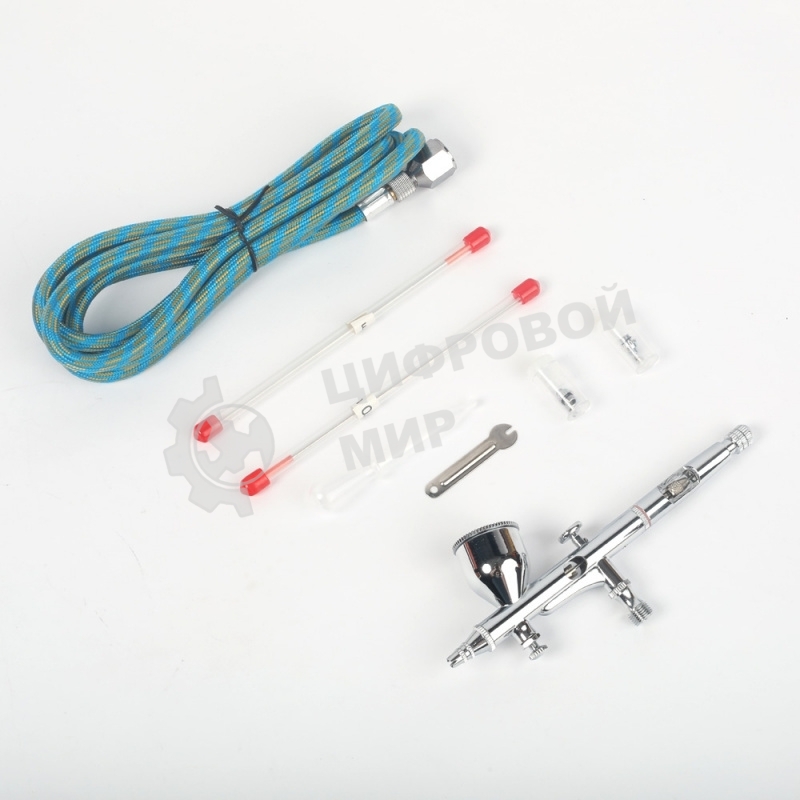 Аэрограф пневматический AB 400, сопло 0,2 мм, 9 л/мин, бачок 9 мл