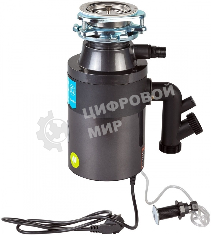 Измельчитель пищевых отходов Bort TITAN 4000 390 Вт; 4,2 кг/мин; 2800 об/мин; 1200 мл; Металл; набор аксессуаров 4 шт [91275769]