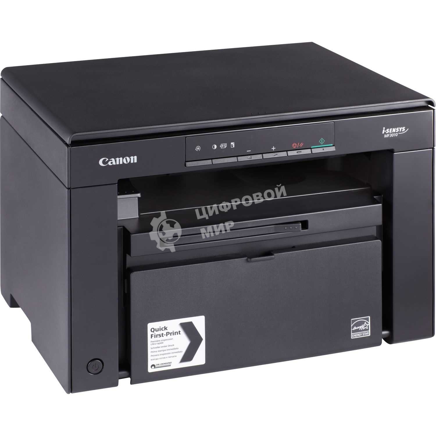 МФУ лазерное Canon i-SENSYS MF3010 (5252B004), A4, ч/б, печ. 18 стр/мин., скан. до 18 стр/мин., 600 x 1200 dpi (печать) 600x600dpi (сканер), USB 2.0