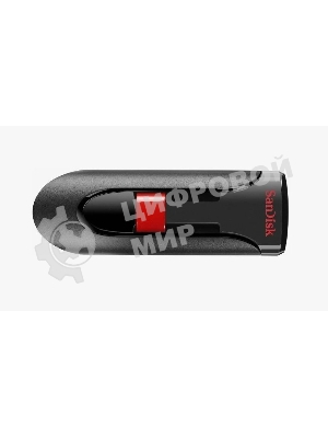 Флешка USB Sandisk 64Gb Cruzer Glide SDCZ60-064G-B35 USB 2.0 черный/красный