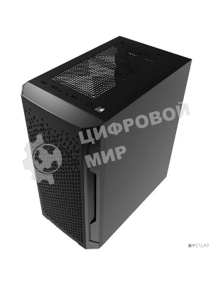 Компьютерный корпус Powercase Mistral Micro Z2B SI, Non Window, Mesh, 2x 120мм fan, черный, mATX (CMIMZB-F2SI)