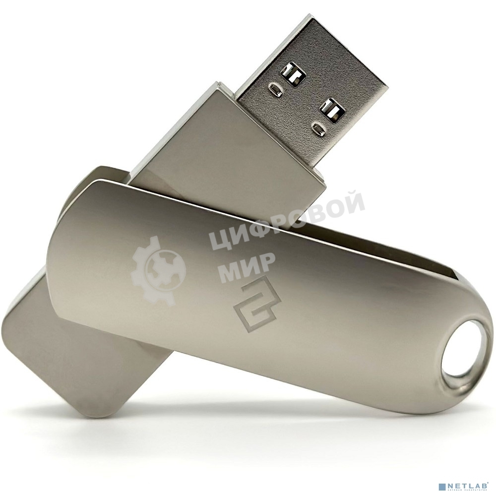 Флешка USB Digma GDRIVE3 (DGFUM064A30SR), 64Gb, USB 3.0, R/W 70/30, серебристый