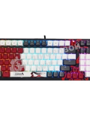 Клавиатура A4Tech Bloody S98 Naraka BLMS Plus проводная, USB Type-A, чёрный/красный