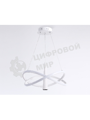 Подвесной светодиодный светильник Ambrella light FL5367/2+1 WH белый 47W 3000K-6400K D480*1200 (ПДУ ИК)