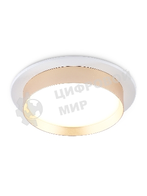 Светильник Ambrella light TN5226 WH/GD белый/золото GX53 max 12W D110*35