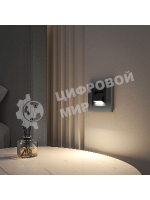 Рамка на 1 пост Slab (серебро софт) W0012965