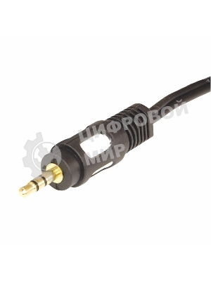 Шнур Rexant Стерео 3,5 мм - 2 RCA длина 1,5 метра (GOLD)