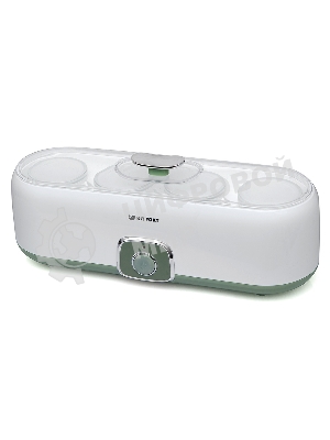 Йогуртница Kitfort KT-2006 20Вт 4б. 180 мл белый/зеленый