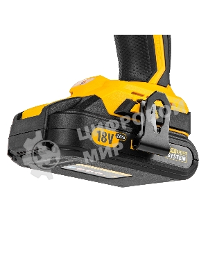 Дрель-шуруповерт Denzel BLDL-IB-18-02, 18 В, 2 Ач, 65 Нм, бесщеточный