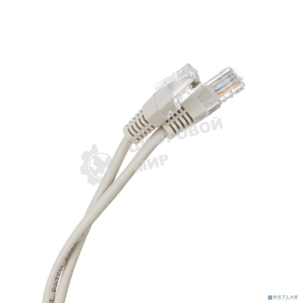Шнур коммут. NEOMAX (NM13011-050) UTP 5 м, cat.5е, 24AWG, серый, LSZH многожильный