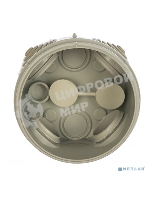 Рувинил 67010 Тусо.Коробка расп. для о/п, D = 60 мм, Н = 40 мм, 4 ввода, IP55 (св.-серая)