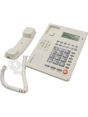 Телефон проводной Ritmix RT-420 белый/серый