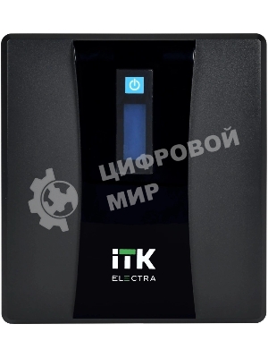 Источник бесперебойного питания Line-interactive 1,2кВА/720Вт, фаза 1/1, LCD дисплей, с АКБ 2х7AH, USB, Schuko