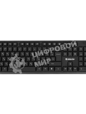 Комплект клавиатура+мышь Defender Triumph C-991 проводной, USB, 1600 DPI, чёрный