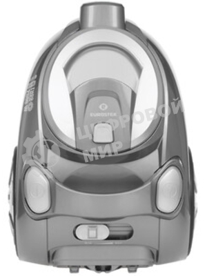 Пылесос Eurostek EVC-3011 серебристый/серый, 400/2600 Вт, уборка сухая, пылесборник контейнер 2.5 л