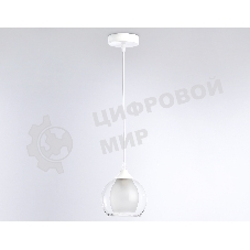 Светильник Ambrella light TR3538 WH/CL/FR белый/прозрачный/белый матовый E27 max 40W D130*800