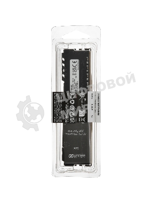Оперативная память Kingston Fury Beast Black, DDR4, 16GB (1x16GB), 3200 MHz, CL16, с радиатором, черный