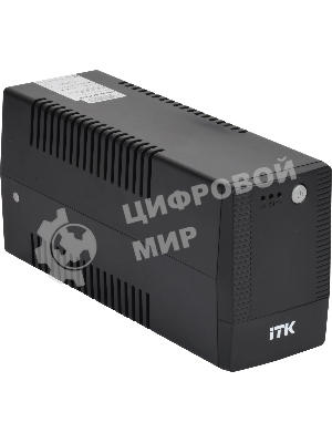 Источник бесперебойного питания ITK Electra EST-1000VA-1-001-S-L / 1000 ВА / 600 Вт / 2 x CEE 7 (евророзетка)