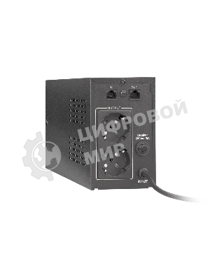 Источник бесперебойного питания ExeGate Power Back BNB-850.LED.AVR.EURO.RJ 850VA/480W, LED, AVR,2 евророзетки, RJ45/11, черный