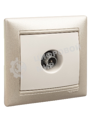 Розетка телевизионная TV Valena звезда 1,5Дб 2400МГц (белая)