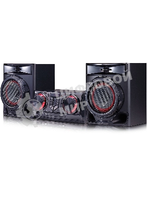 Мини-аудиосистема LG CJ44 черный 480Вт FM USB BT