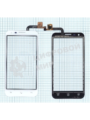 Сенсорное стекло (тачскрин) для Fly IQ454 EVO Tech 1, белое