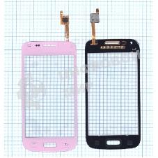 Сенсорное стекло (тачскрин) для Samsung Galaxy Core Plus SM-G350 розовое