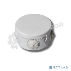 Рувинил 67010 Тусо.Коробка расп. для о/п, D = 60 мм, Н = 40 мм, 4 ввода, IP55 (св.-серая)