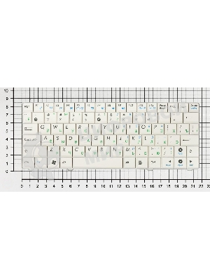 Клавиатура для ноутбука Asus Eee PC 900HA 900SD T91 белый