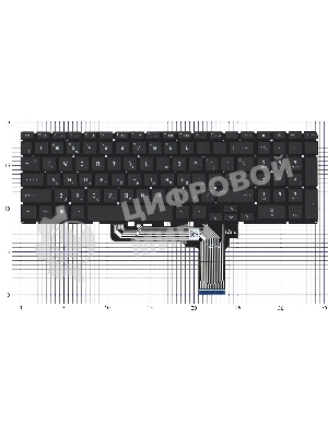 Клавиатура для ноутбука HP Victus 16-d 16-e черная