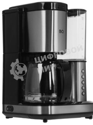 Кофеварка капельная BQ CM7002 Steel-Black со встроенной кофемолкой, исп. кофе - молотый/зерновой, 1.25 л, 800 Вт.
