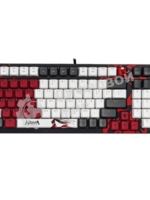 Клавиатура A4Tech Bloody S98 Naraka BLMS Plus проводная, USB Type-A, чёрный/красный
