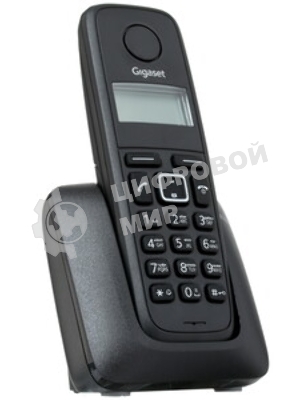 Радиотелефон Dect Gigaset A116 черный АОН
