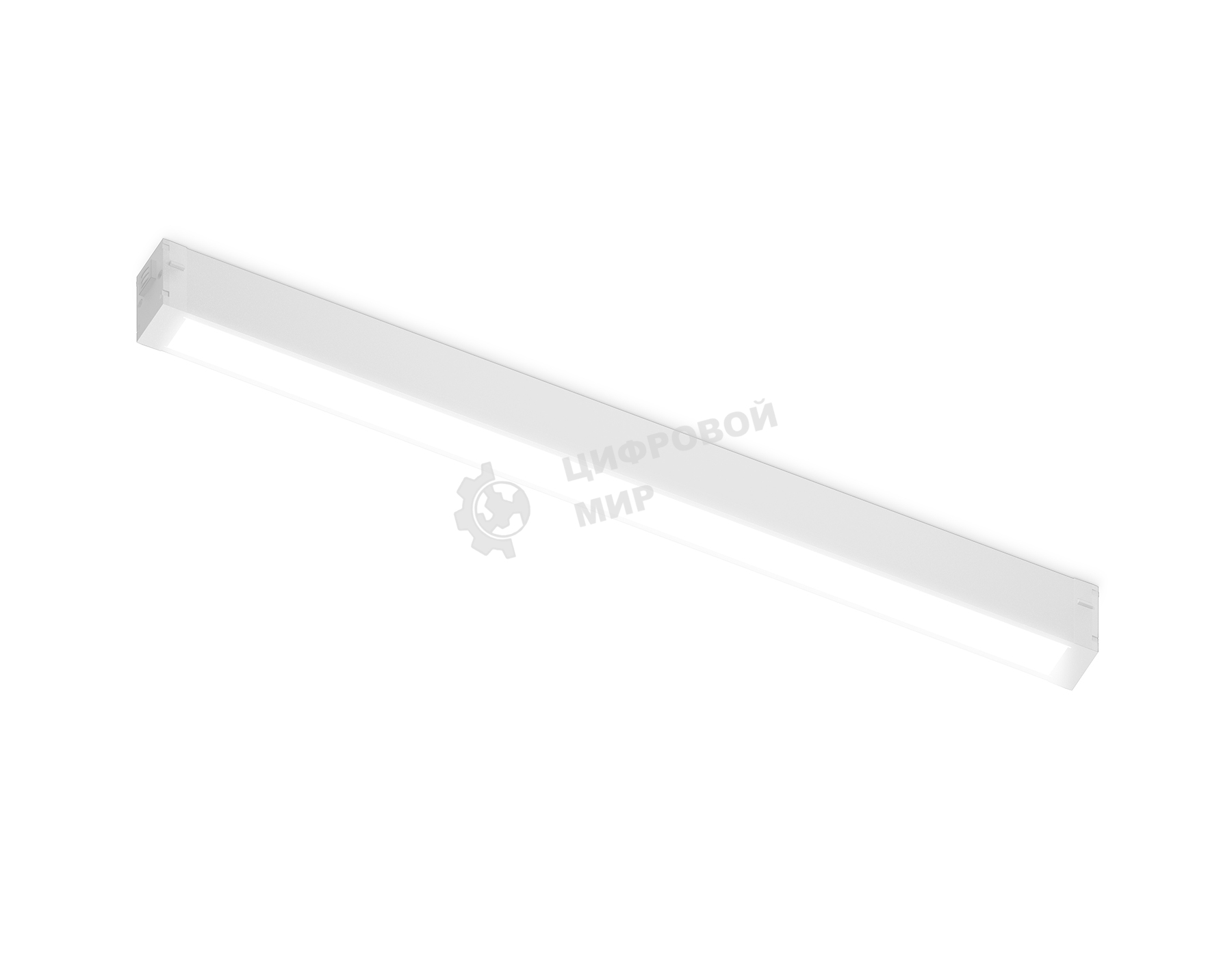 Светильник светодиодный трековый для шинопровода Magnetic Ambrella light GL1665 WH белый IP20 18W 4200K 220V 120° 452*25*42 (Без ПДУ)