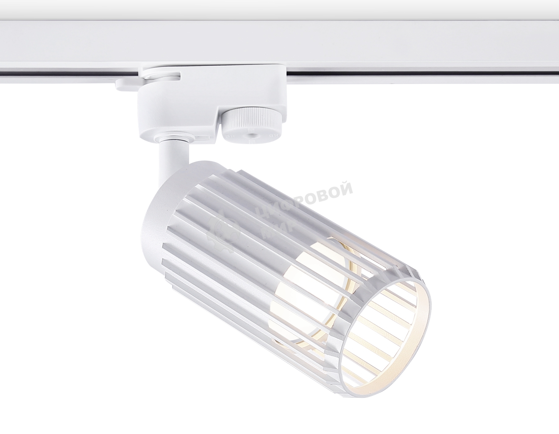 Трековый однофазный светильник Ambrella light GL5157 WH белый GU10 D60*120