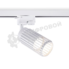 Трековый однофазный светильник Ambrella light GL5157 WH белый GU10 D60*120