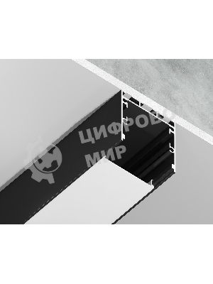 Алюминиевый профиль Ambrella light GP2550BK черный 2000*35*35