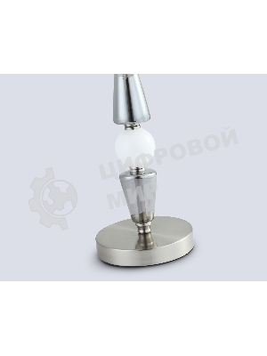 Светильник Ambrella light LH75262 SN/FR сатин никель/белый матовый E14 max 40W D260*470